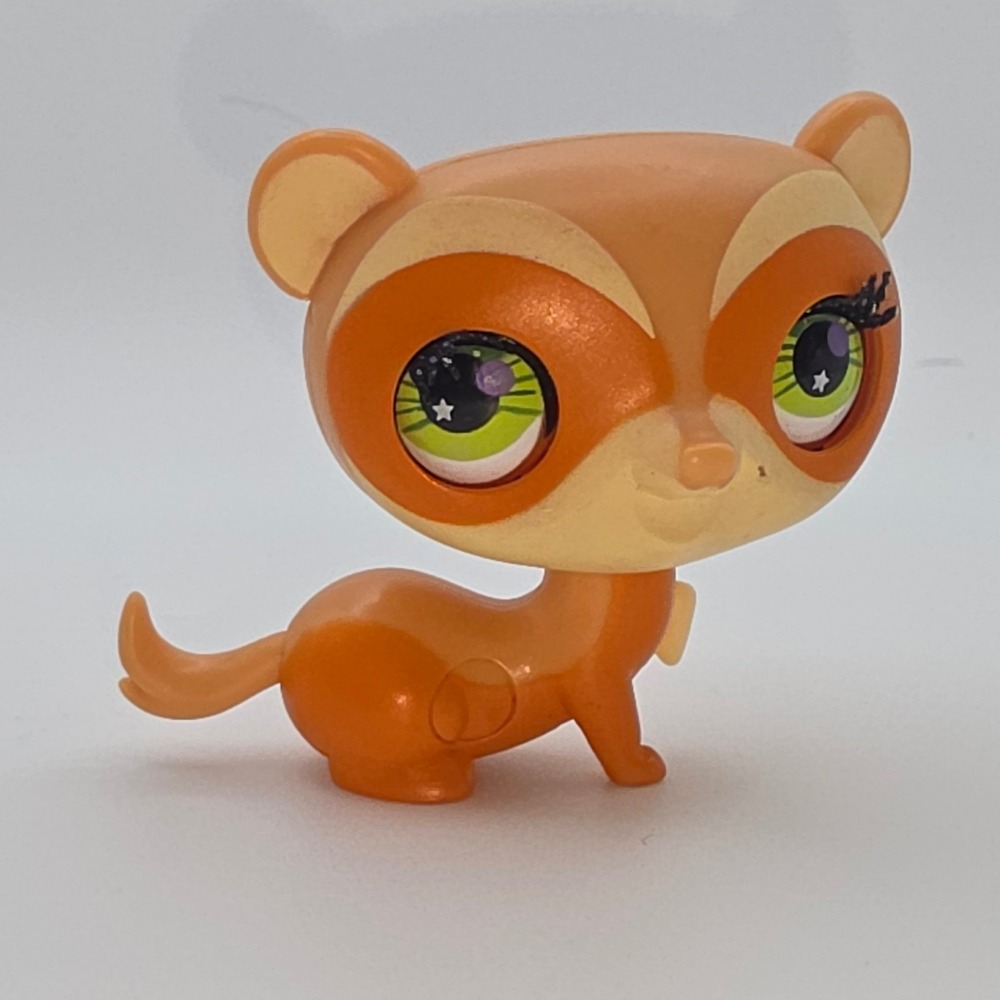 Littlest Pet Shop Ferret 2011 OS Orange Fair‎ Condition Critter Toy